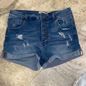 Free People size 30 denim shorts